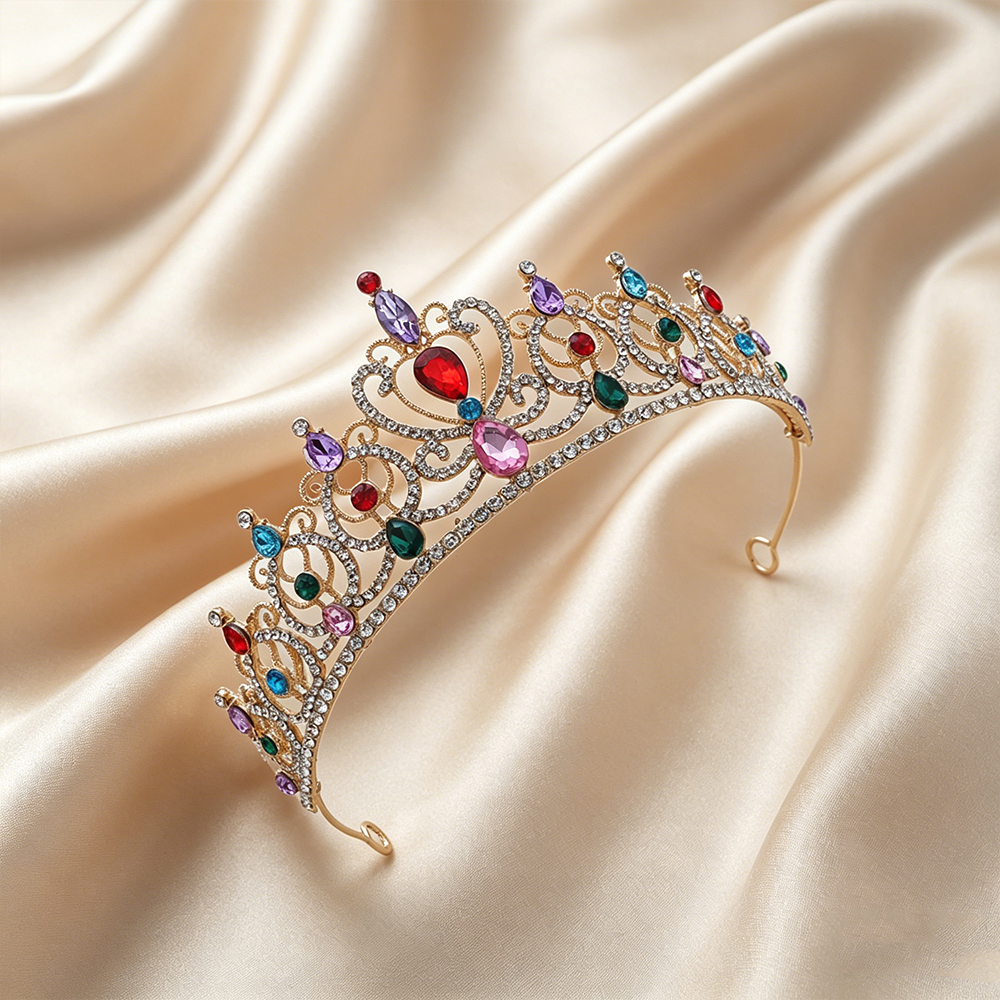 Luxury Vintage Gold Tiara Crow - مراجعة Event & Party Supply وسعره
