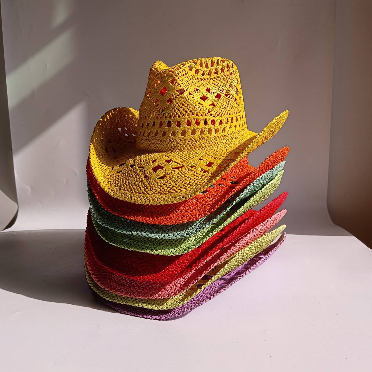 Cowboy Straw Hat new color Han - مراجعة Paper Straw Color وسعره