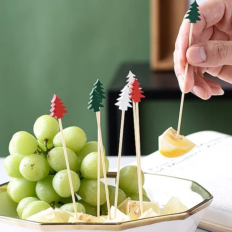 200/50PCS Christmas Fruit Skew - مراجعة Centerpiece Stick وسعره