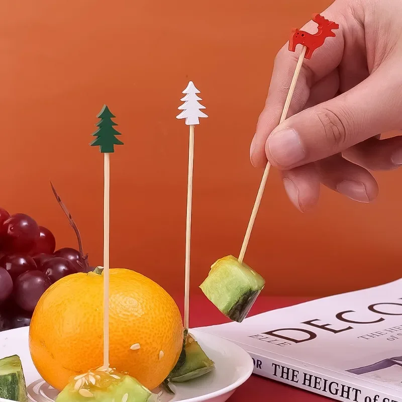 200/50PCS Christmas Fruit Skew - مراجعة Centerpiece Stick وسعره