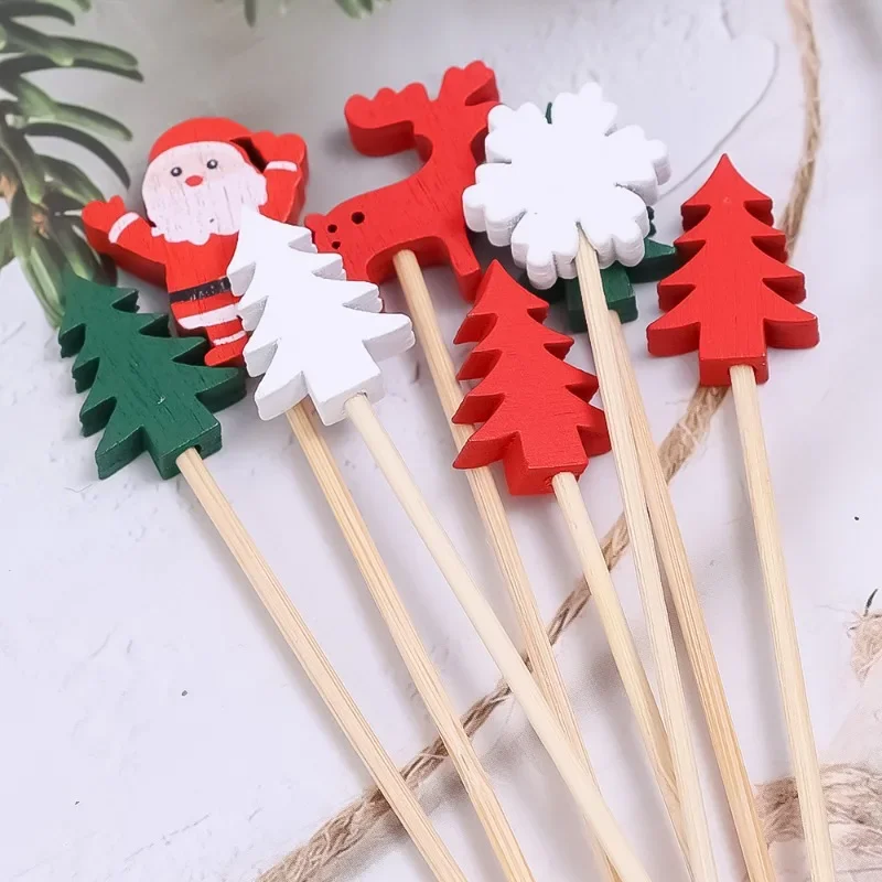 200/50PCS Christmas Fruit Skew - مراجعة Centerpiece Stick وسعره
