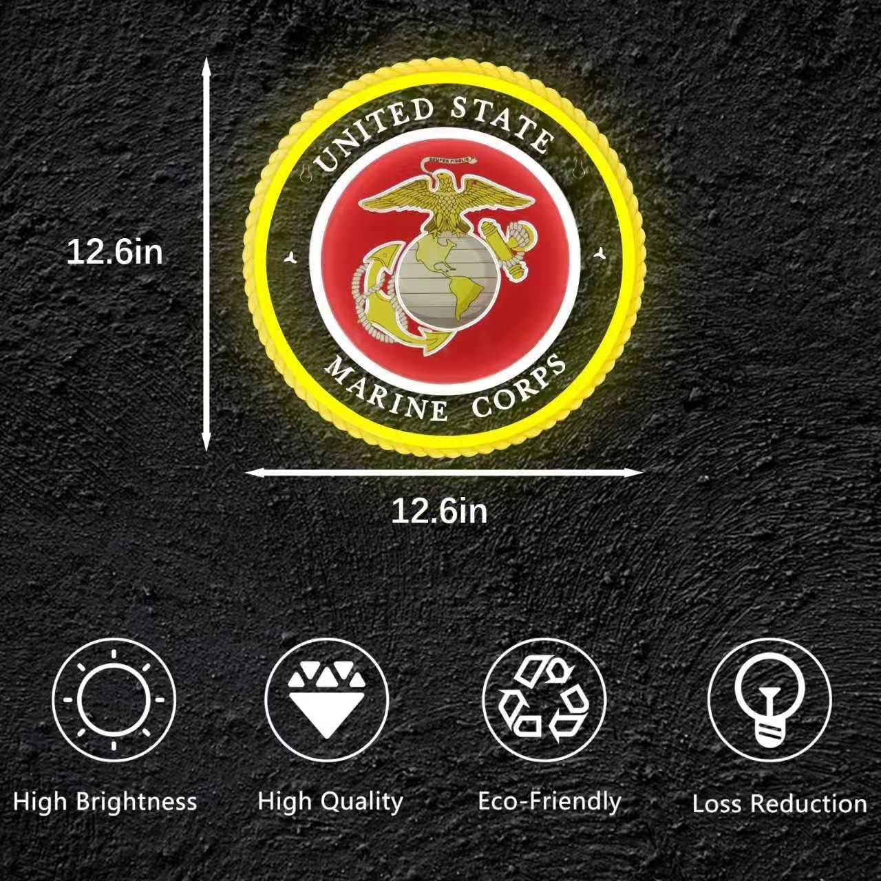 Military-themed Neon Light Vet - مراجعة Neon Sign Party وسعره