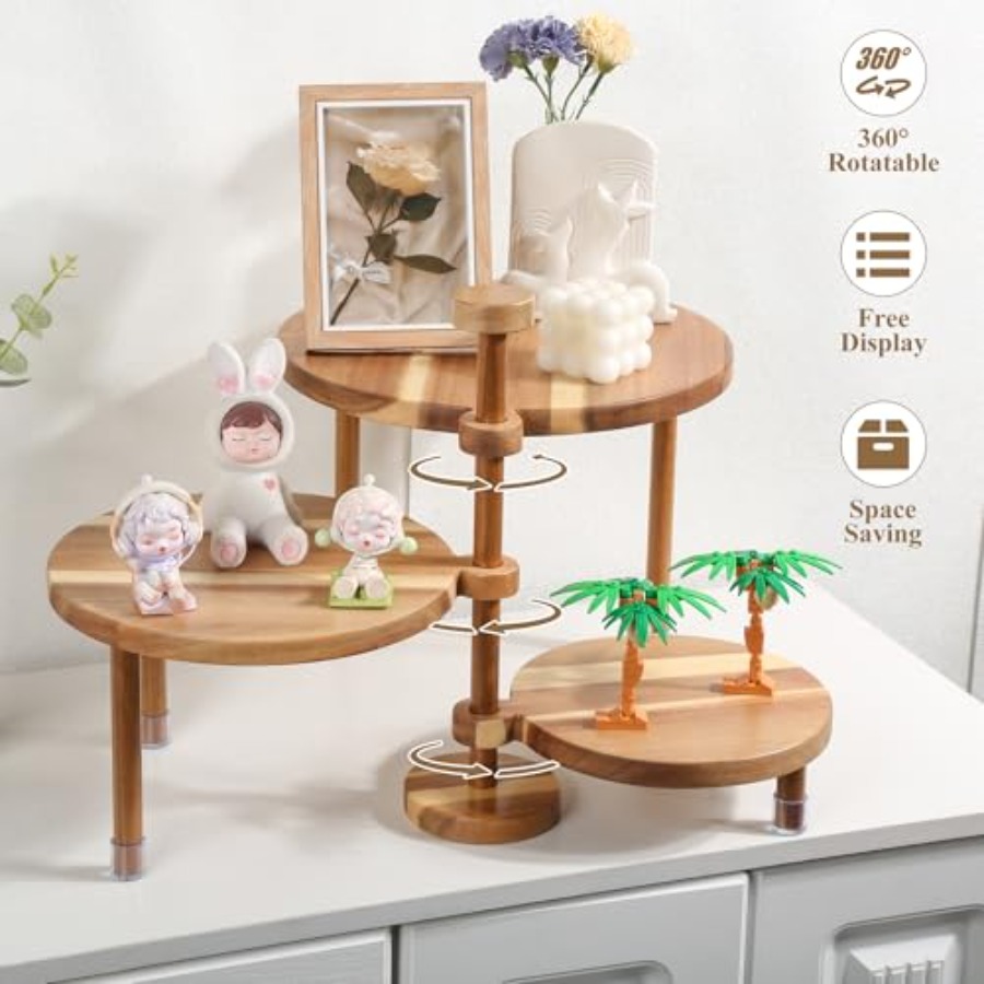 3 Tier Round Cupcake Stand 360 - مراجعة Cupcake Stand Tier وسعره