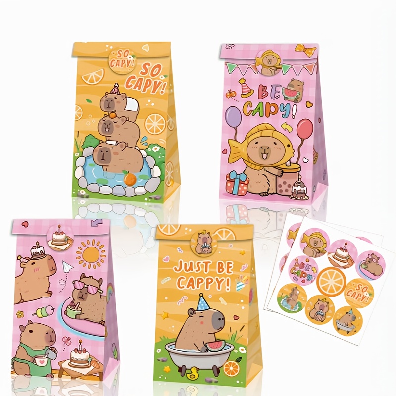 12/24/48pcs Capybara Candy Bag - مراجعة Event Party Box وسعره