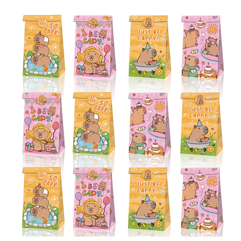 12/24/48pcs Capybara Candy Bag - مراجعة Event Party Box وسعره