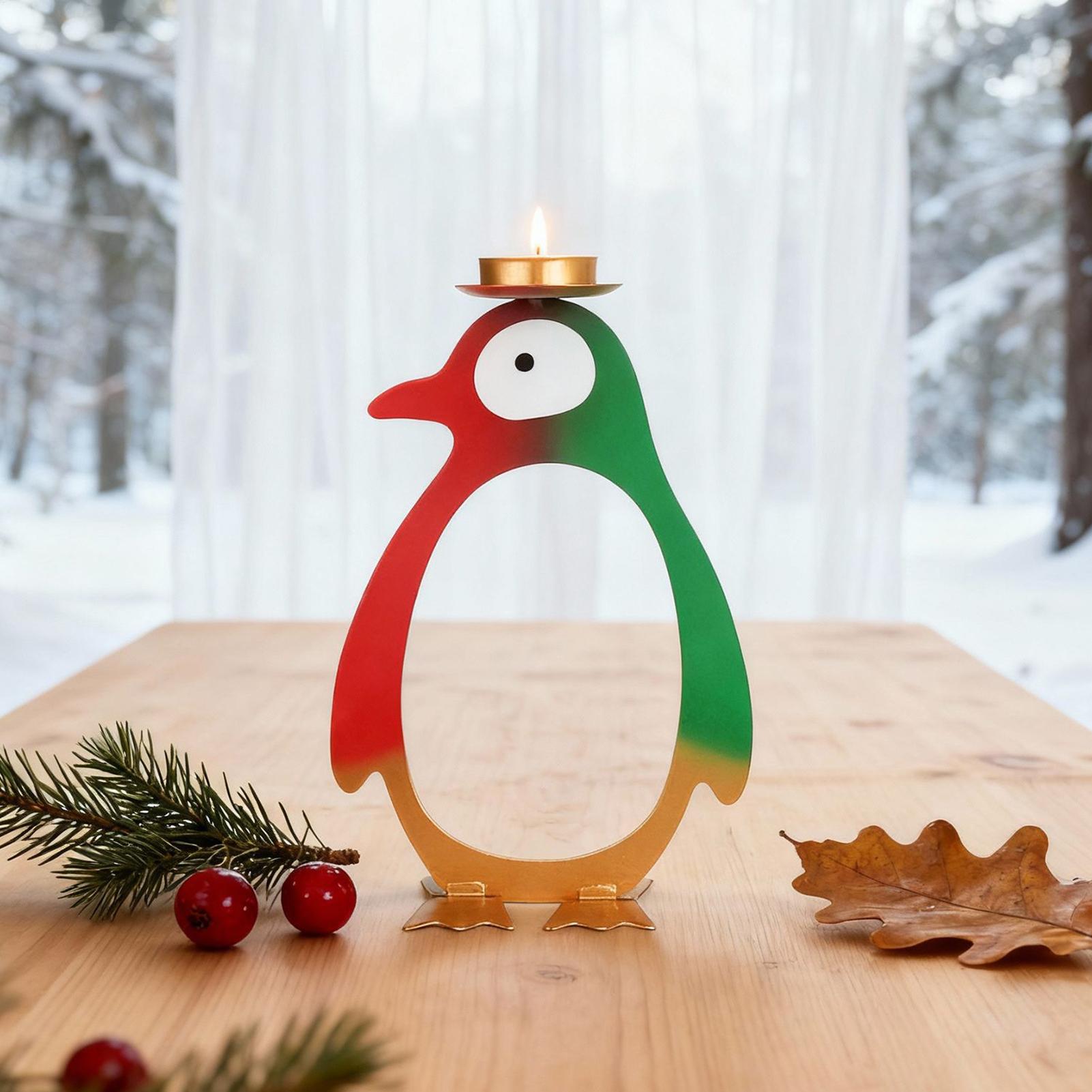 Tea Light Candle Holder Pengui - مراجعة Centerpiece Stick وسعره