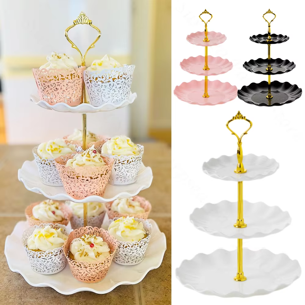 3 Tier Dessert Cupcake Stand W - مراجعة Cupcake Stand Tier وسعره