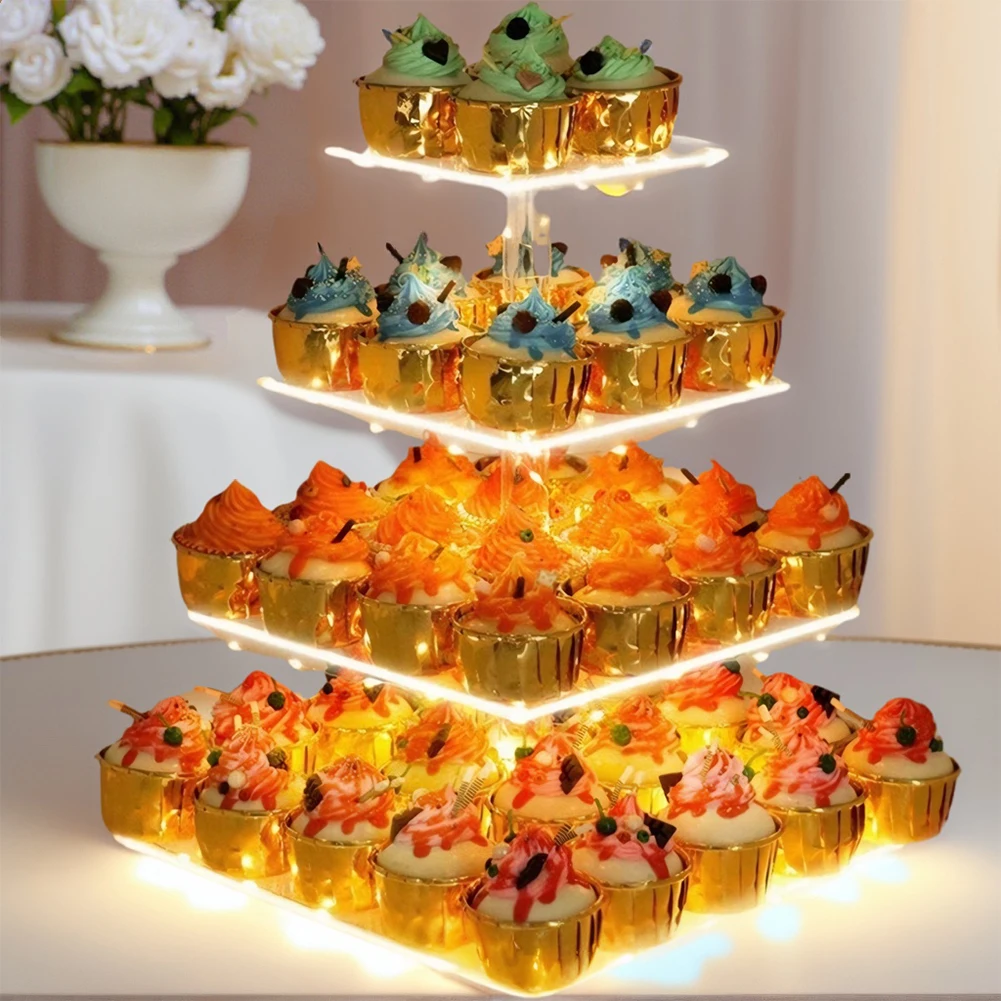 3/4 Tier Acrylic Cupcake Displ - مراجعة Cupcake Stand Tier وسعره