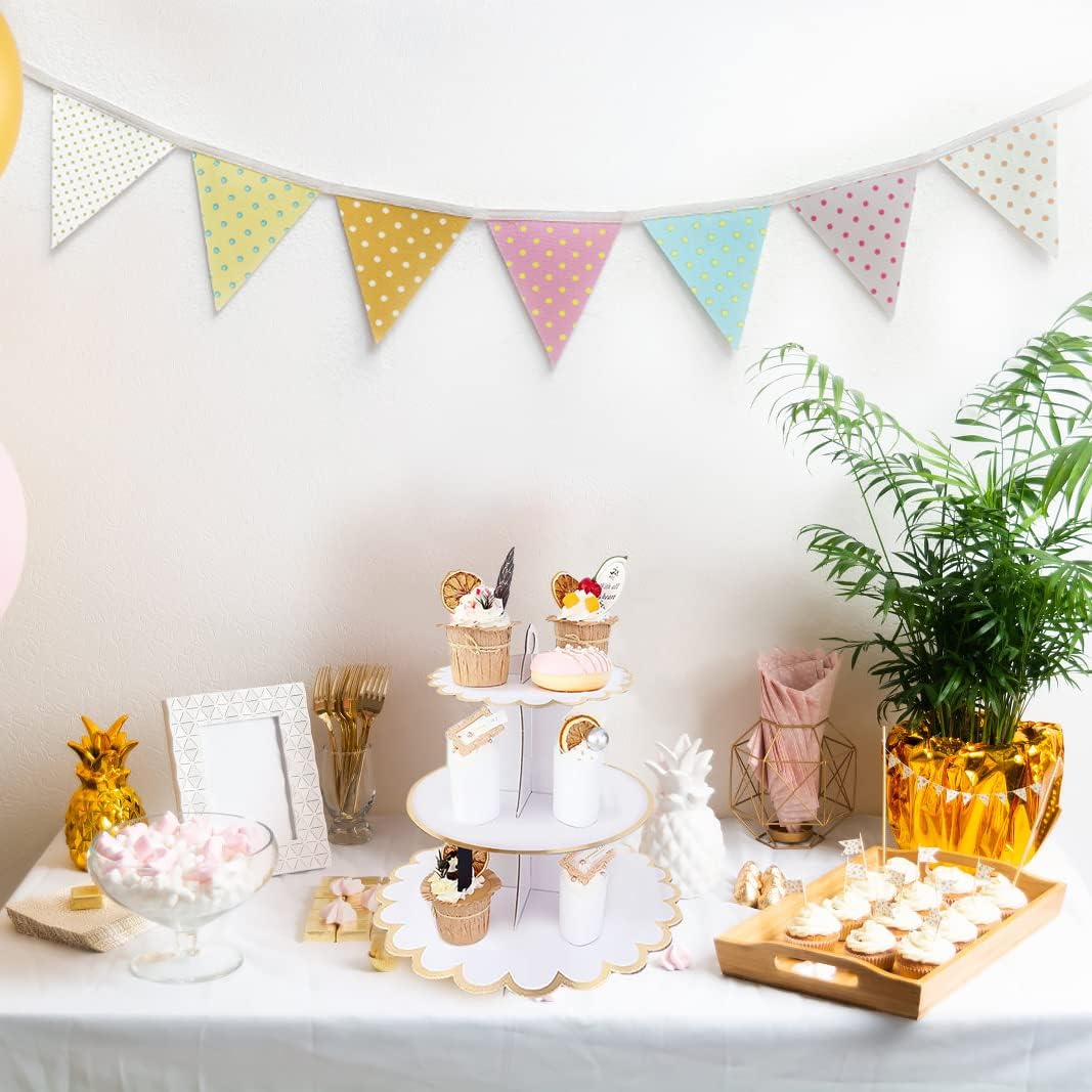 Cardboard Cake Stand 3 Tier, D - مراجعة Cupcake Stand Tier وسعره