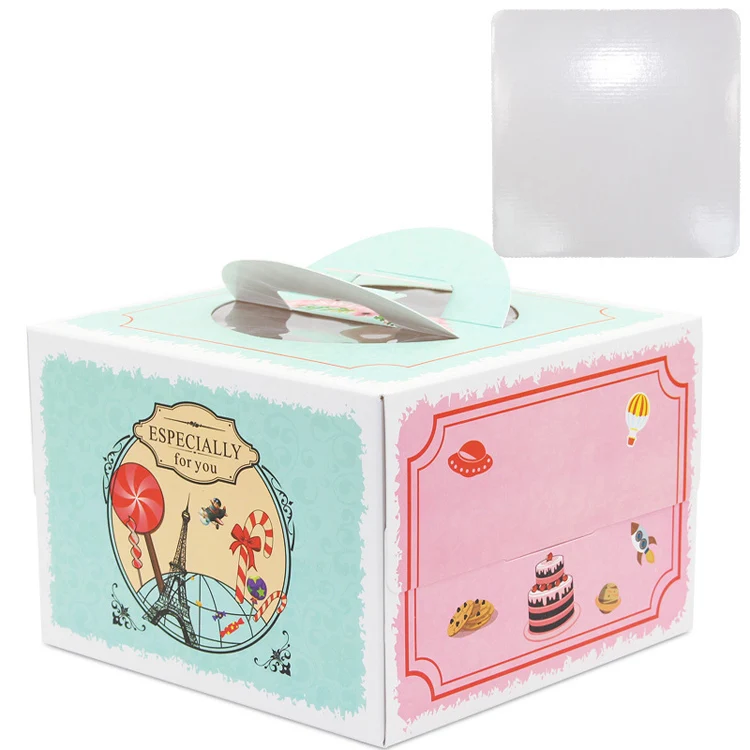 5pcs 8inch cake box with windo - مراجعة Party Event Supplier وسعره