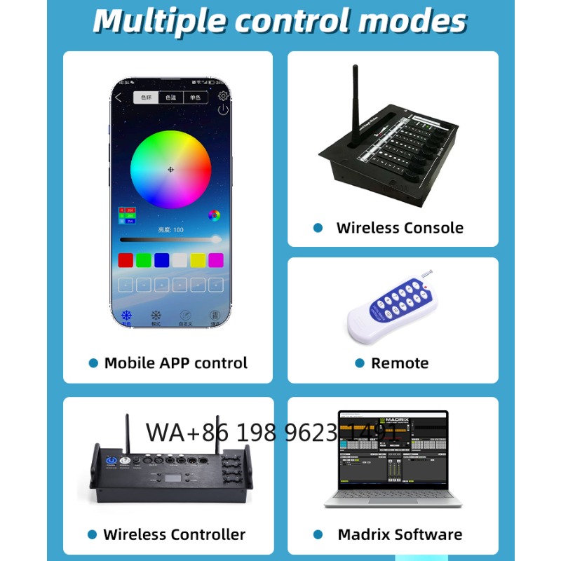 IP65 Outdoor Portable 2.4G Wir - مراجعة Event Party Dj وسعره