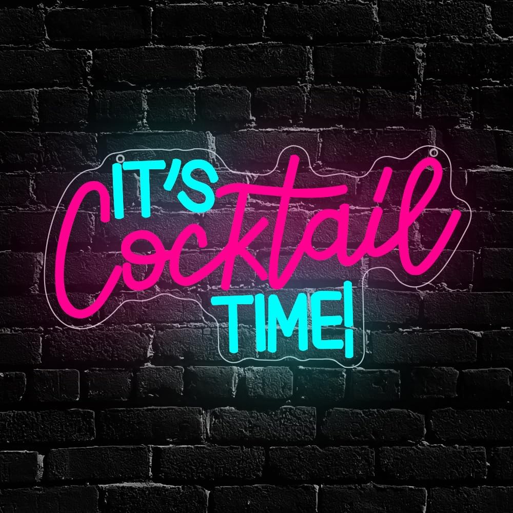 Cocktails Neon Sign USB Powere - مراجعة Neon Sign Party وسعره