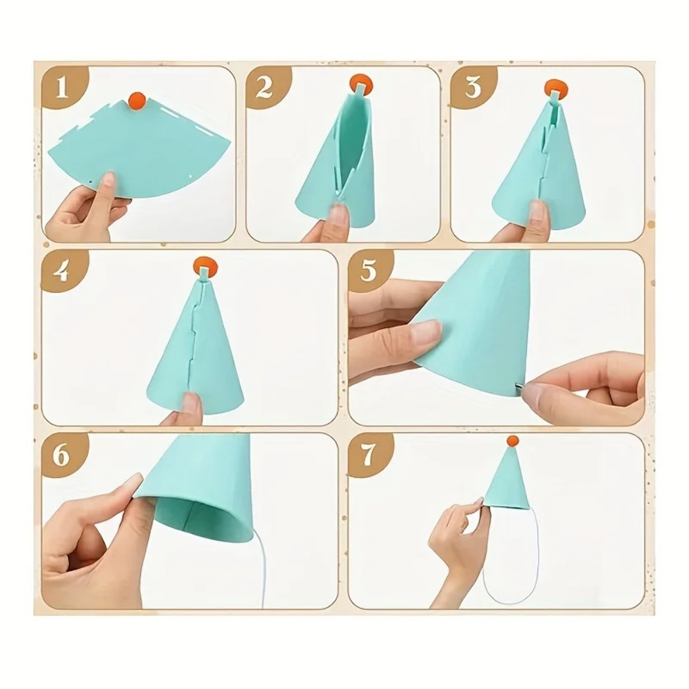 6 pcs Mini Party Hats: Lightwe - مراجعة Party Hat Cone وسعره