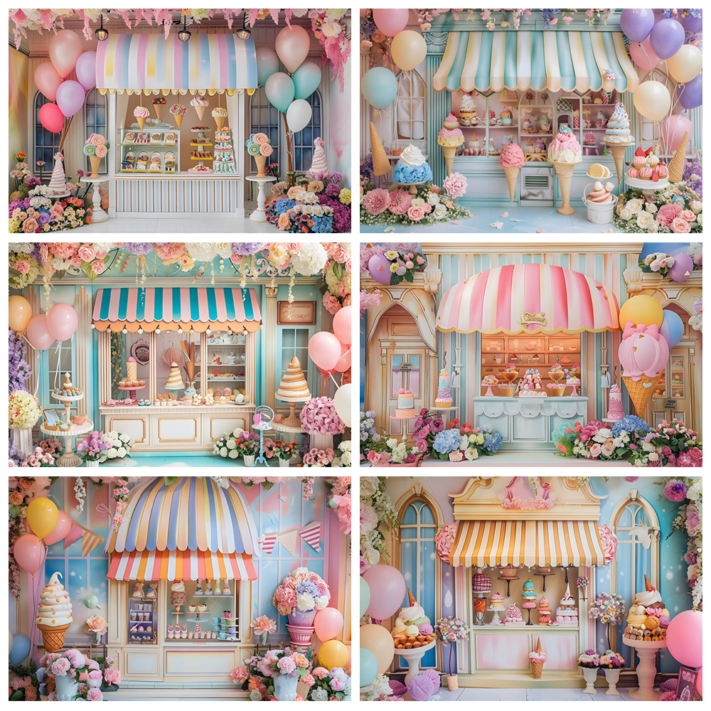 Ice Cream Photography Backgrou - مراجعة Party Event Supply Store وسعره