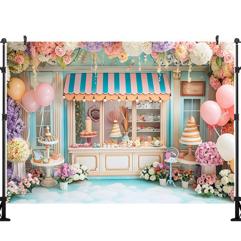 Ice Cream Photography Backgrou - مراجعة Party Event Supply Store وسعره