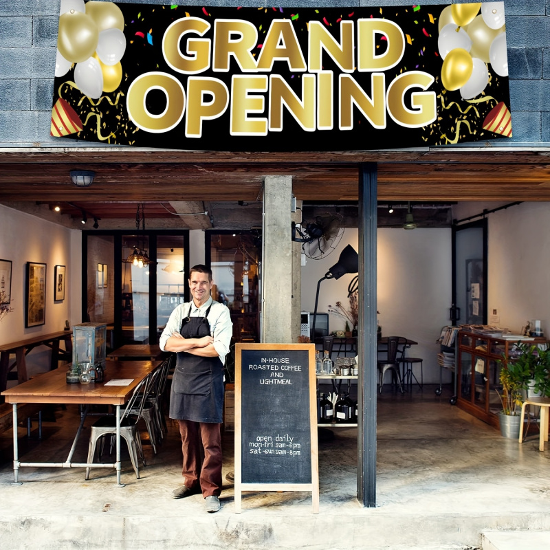 VIKAMA Grand Opening Banner, N - مراجعة Party Event Supply Store وسعره