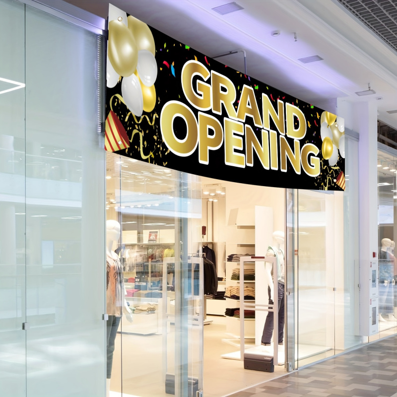 VIKAMA Grand Opening Banner, N - مراجعة Party Event Supply Store وسعره