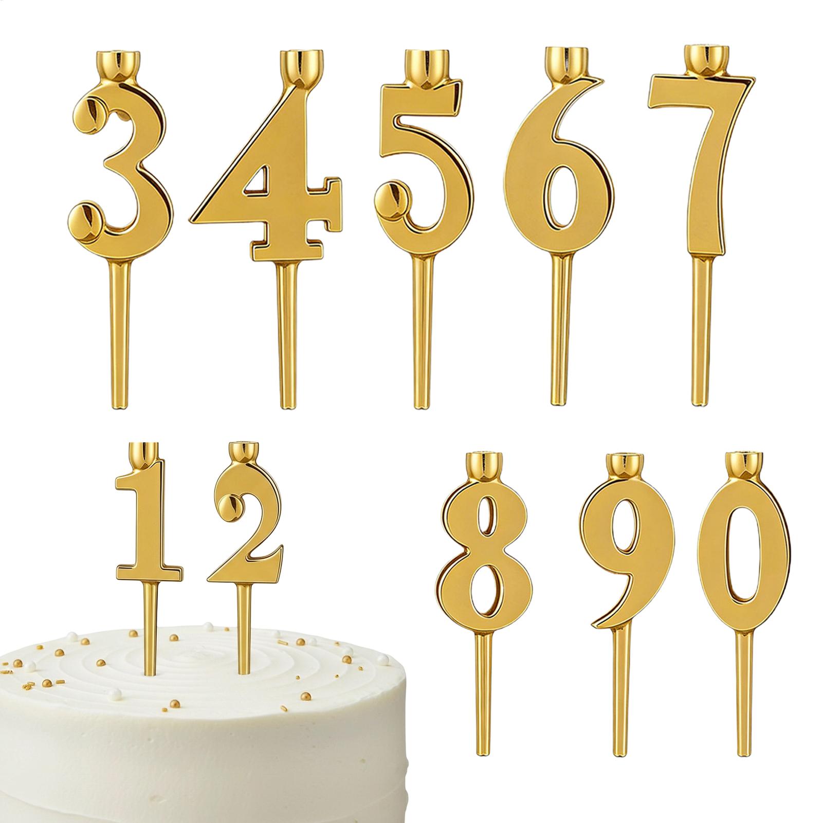 Number Candle Holders 10 Piece - مراجعة Party Event Supply Store وسعره