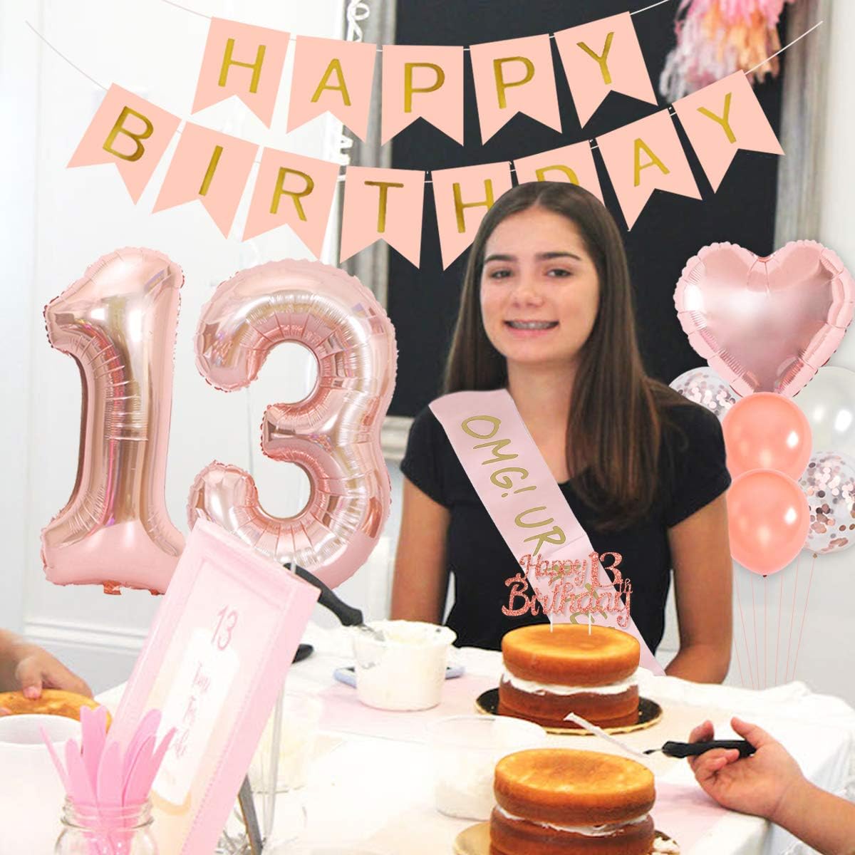 13th Birthday Party Decoration - مراجعة Party Banner Gold وسعره