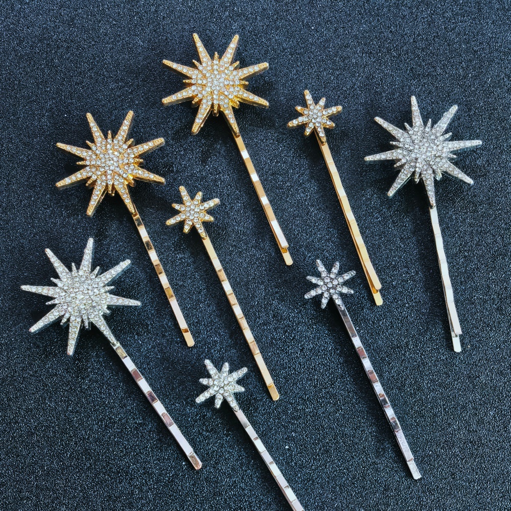 3/4 pcs set Crystal Star Hairp - مراجعة Event Suppliers وسعره
