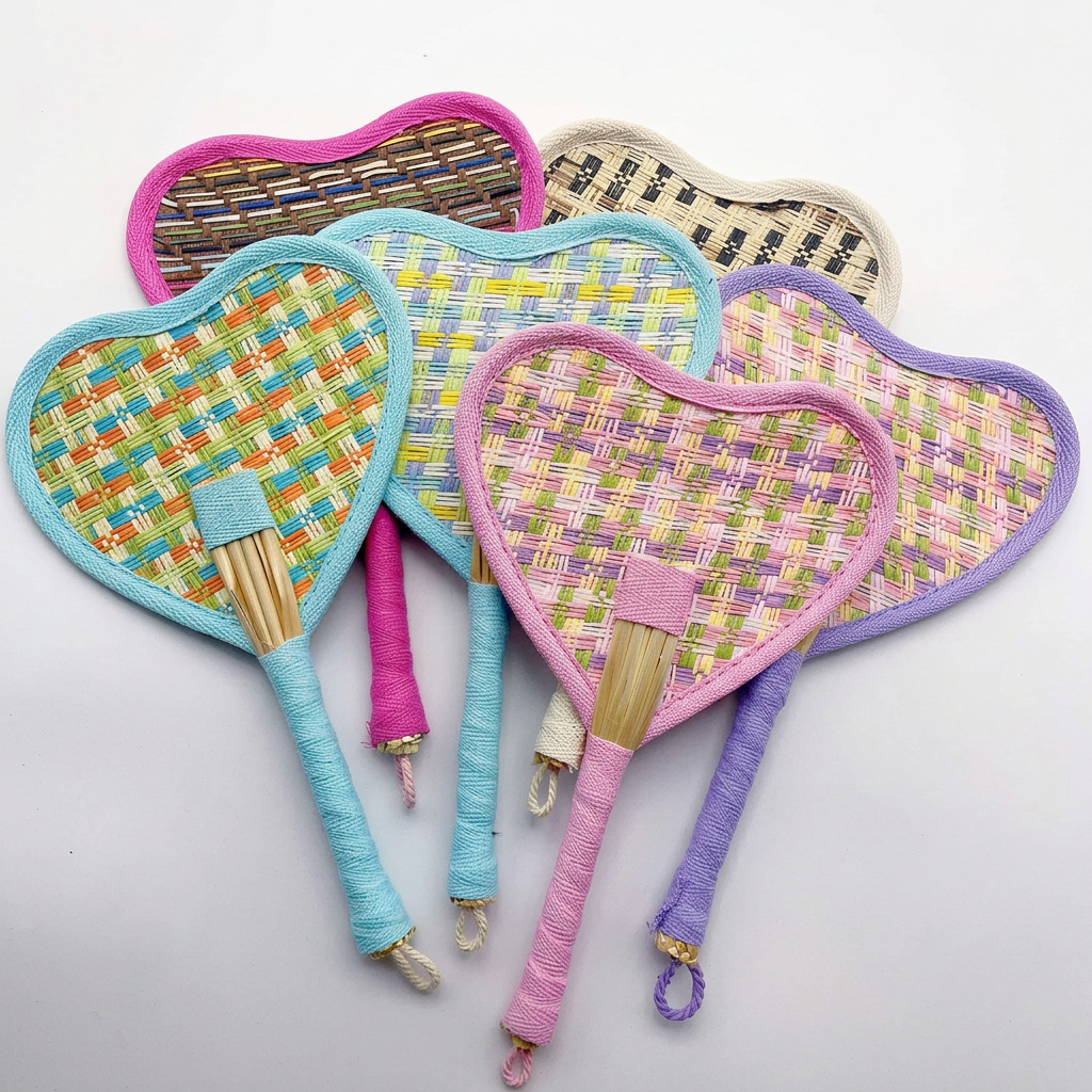 Portable Cooling Fan Colorful  - مراجعة Paper Straw Color وسعره