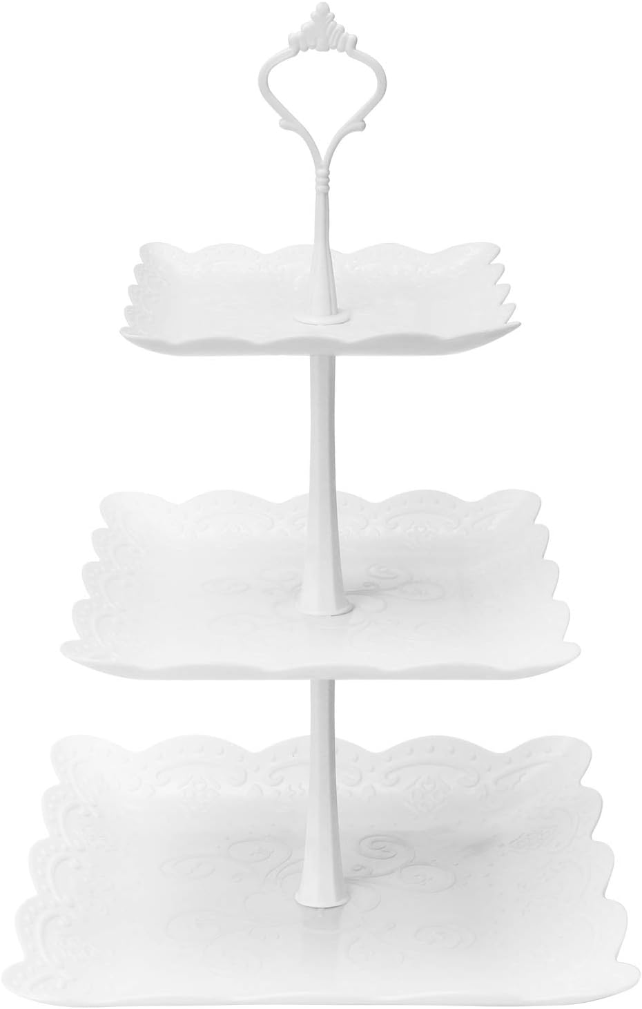 3 Tier Cupcake Stand, Plastic  - مراجعة Cupcake Stand Tier وسعره