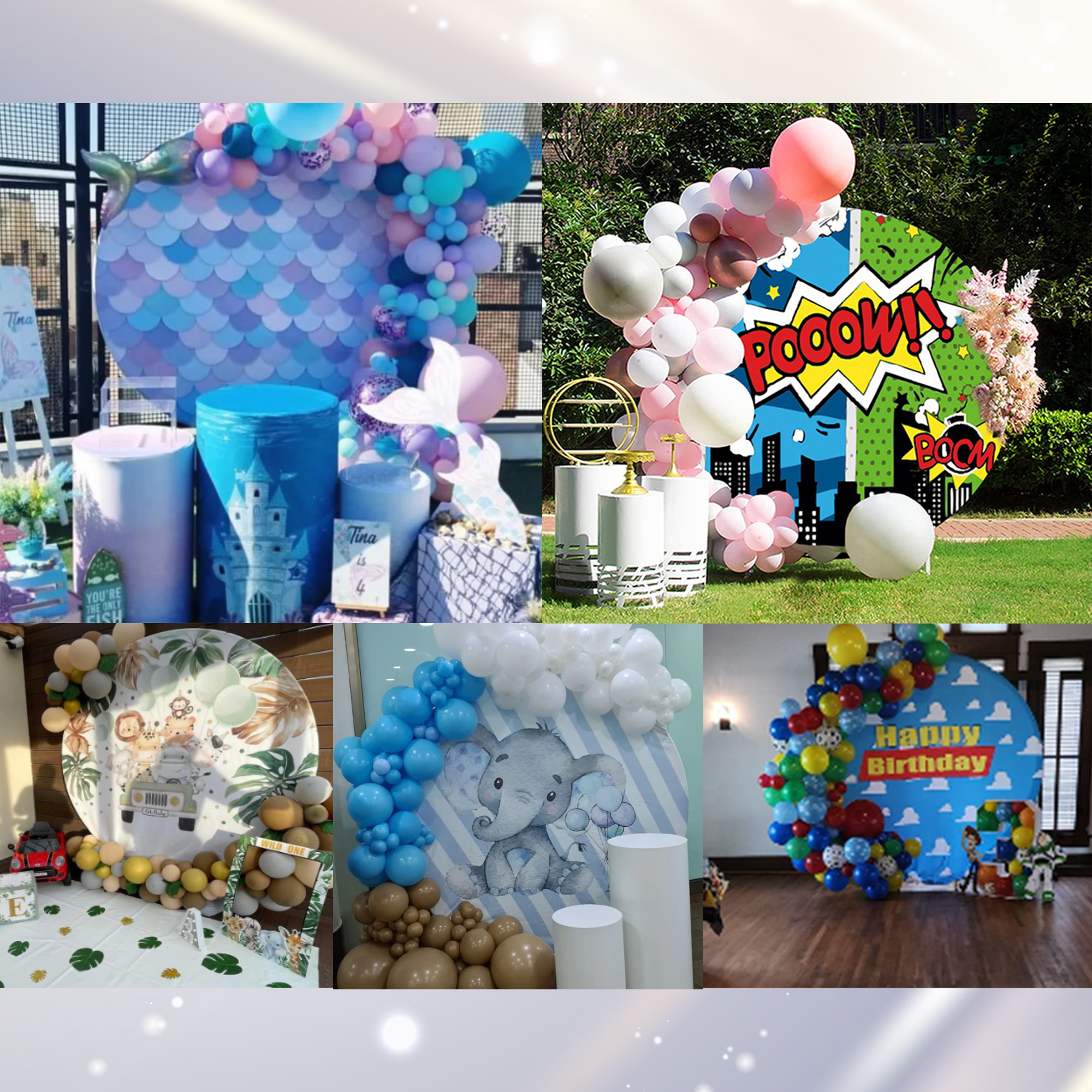 Dragon Ball Z Party Backdrop K - مراجعة Event Z وسعره