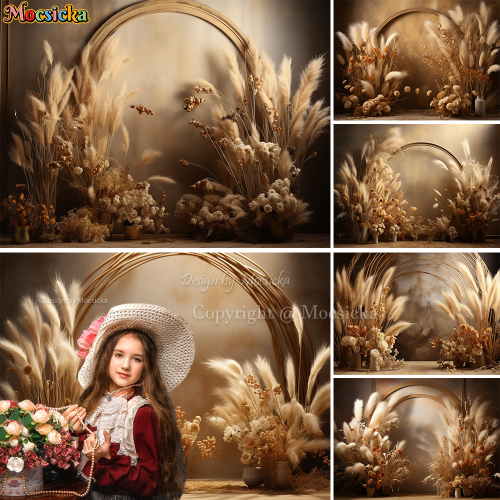Mocsicka Boho Retro Brown Phot - مراجعة Dessert Table Backdrop وسعره