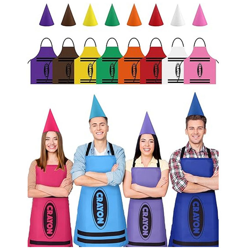 Colorful Crayon Themed Gnome S - مراجعة Party Hat Cone وسعره