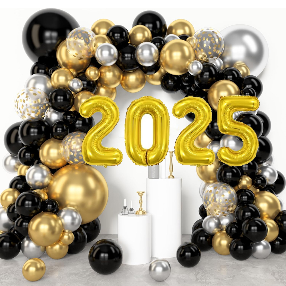 Black Gold Happy Birthday Deco - مراجعة Party Banner Gold وسعره
