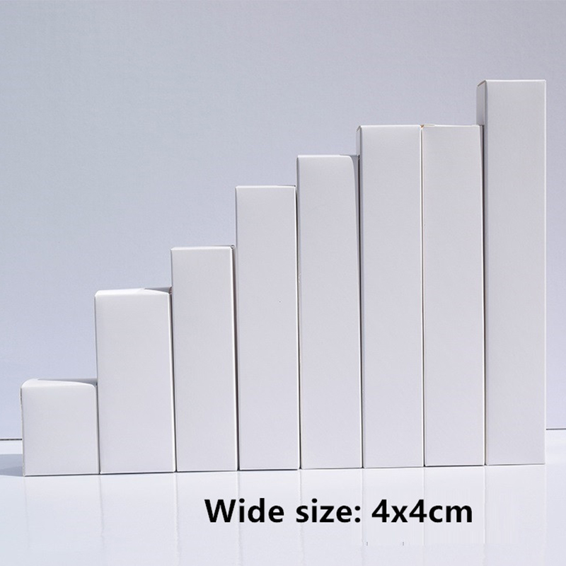 50pcs -  Blank White Paper Box - مراجعة Event Party Box وسعره