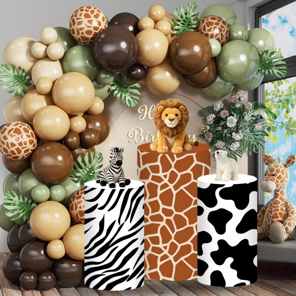 Safari Cylinder Pedestal Stand - مراجعة Dessert Table Backdrop وسعره