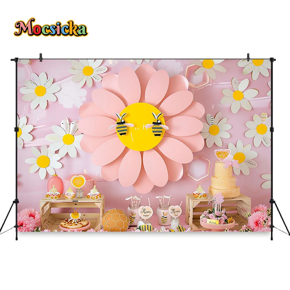 Mocsicka Sweet Daisy Girl Birt - مراجعة Dessert Table Backdrop وسعره