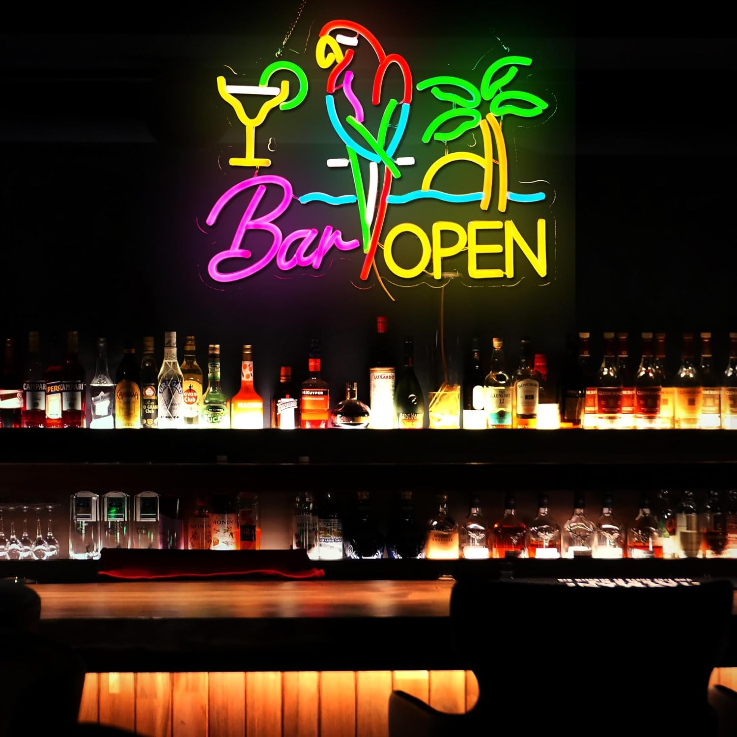 Bar Open Neon Sign Business Ar - مراجعة Neon Sign Party وسعره