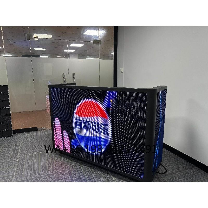 Portable DJ Booth Facade LED V - مراجعة Event Party Dj وسعره