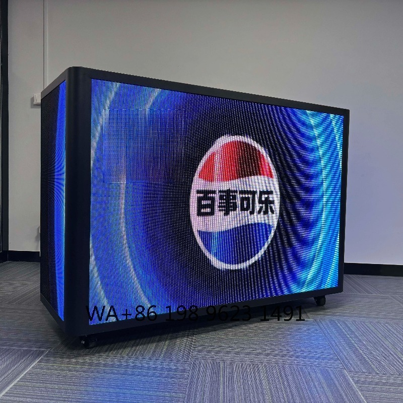 Portable DJ Booth Facade LED V - مراجعة Event Party Dj وسعره