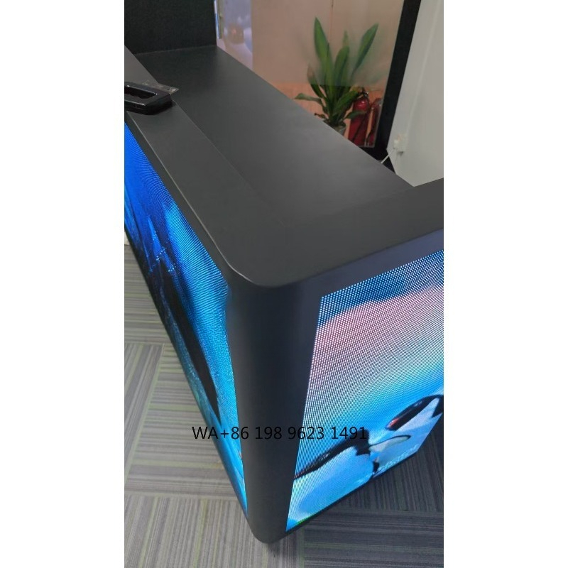 Portable DJ Booth Facade LED V - مراجعة Event Party Dj وسعره