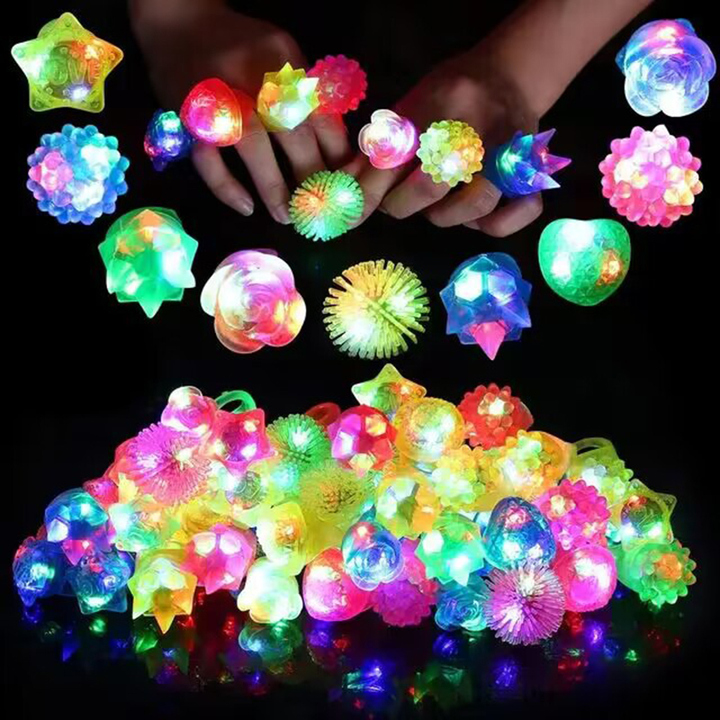 20/30/50pcs Glowing Rings LED  - مراجعة Cotton Candy Cone وسعره