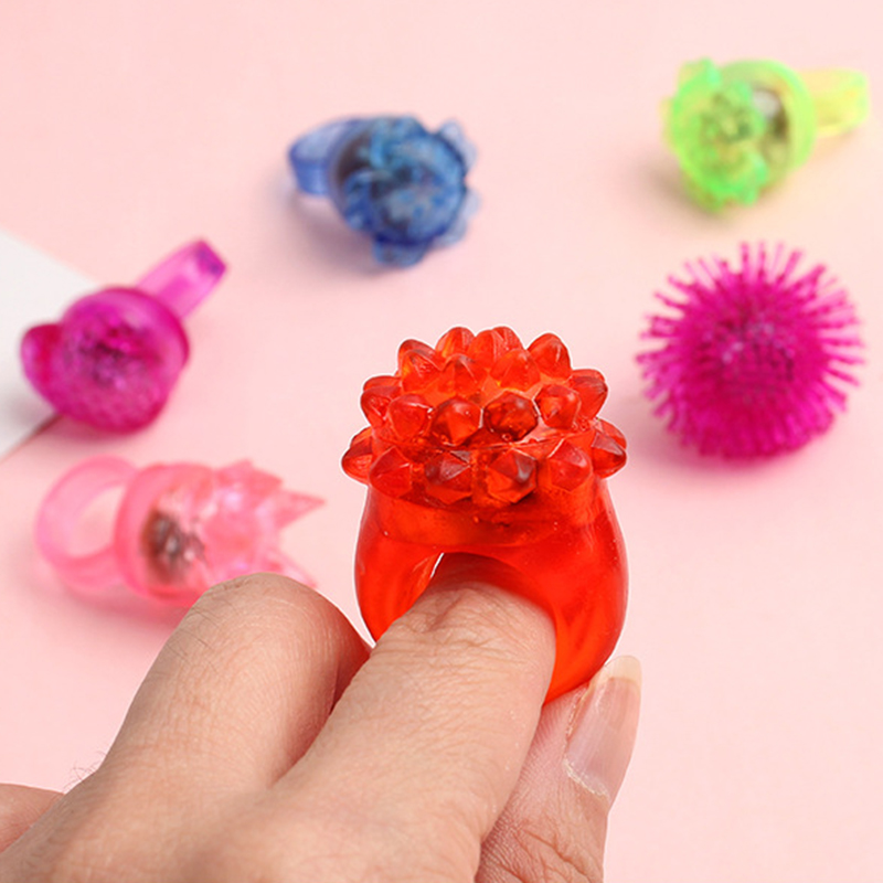20/30/50pcs Glowing Rings LED  - مراجعة Cotton Candy Cone وسعره