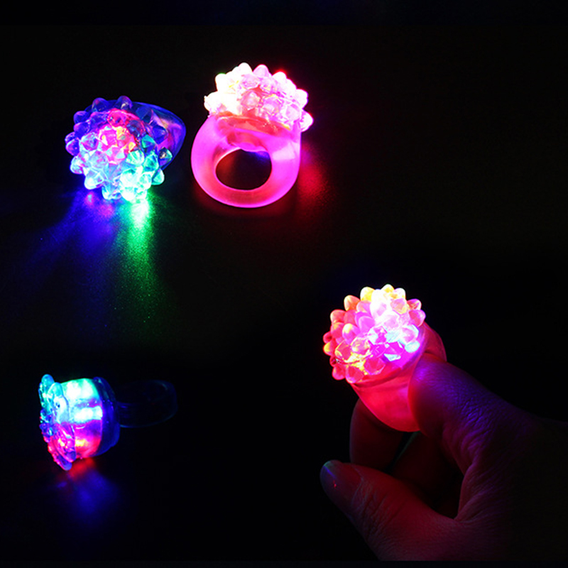 20/30/50pcs Glowing Rings LED  - مراجعة Cotton Candy Cone وسعره