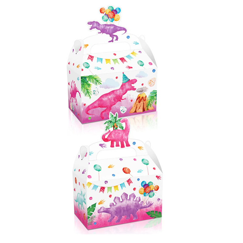 4/24Pcs Pink Dinosaur Candy Bo - مراجعة Event Party Box وسعره