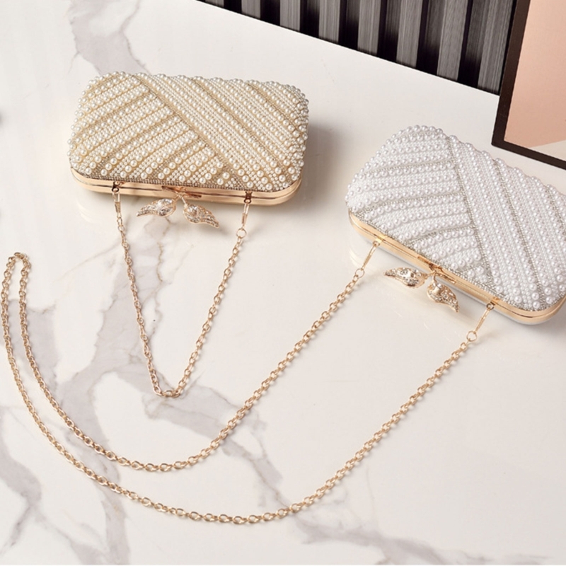 H3CB Elegant Faux Pearls Eveni - مراجعة Event Party Box وسعره