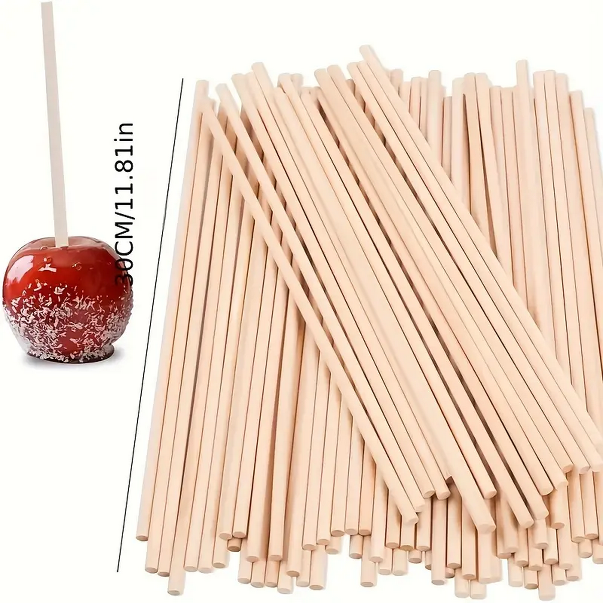 DIY Bamboo Sticks 50/100pcs Na - مراجعة Cotton Candy Cone وسعره