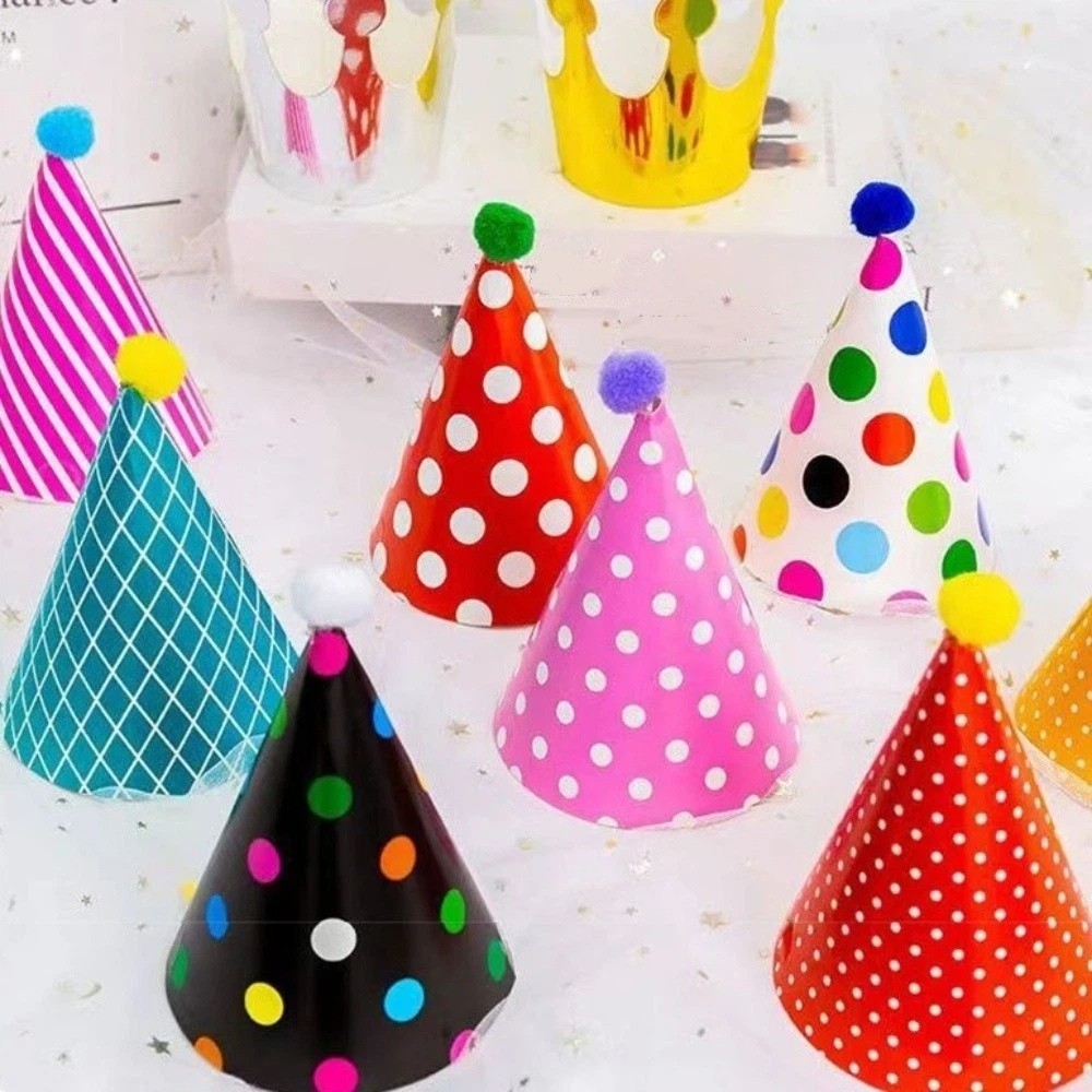 Polka Dot Birthday Party Hats  - مراجعة Party Hat Cone وسعره
