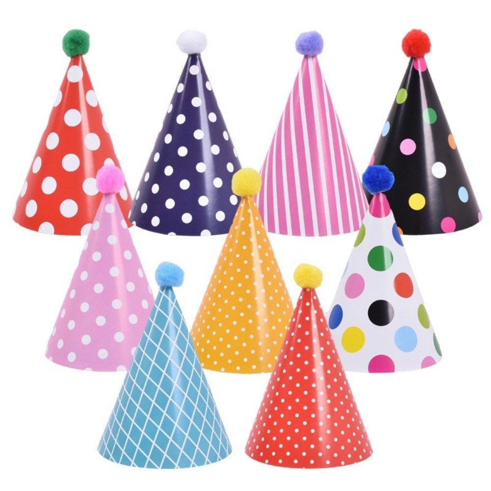 Polka Dot Birthday Party Hats  - مراجعة Party Hat Cone وسعره
