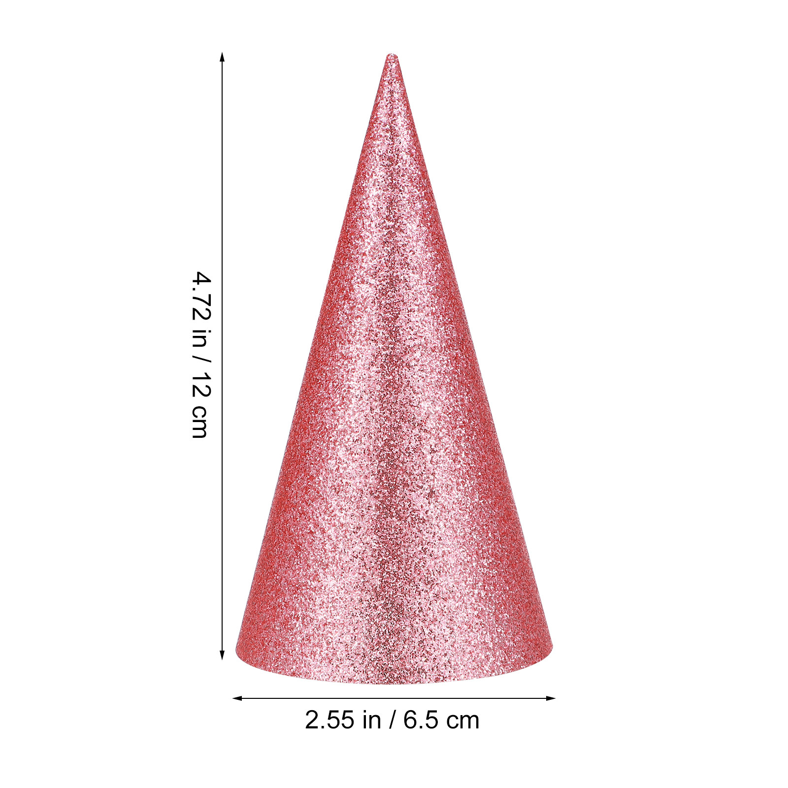 12Pcs Glitter Birthday Cone Ha - مراجعة Party Hat Cone وسعره