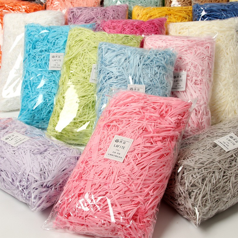 100g raffi Colorful Shredded C - مراجعة Paper Straw Color وسعره