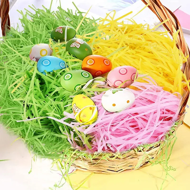 100g raffi Colorful Shredded C - مراجعة Paper Straw Color وسعره