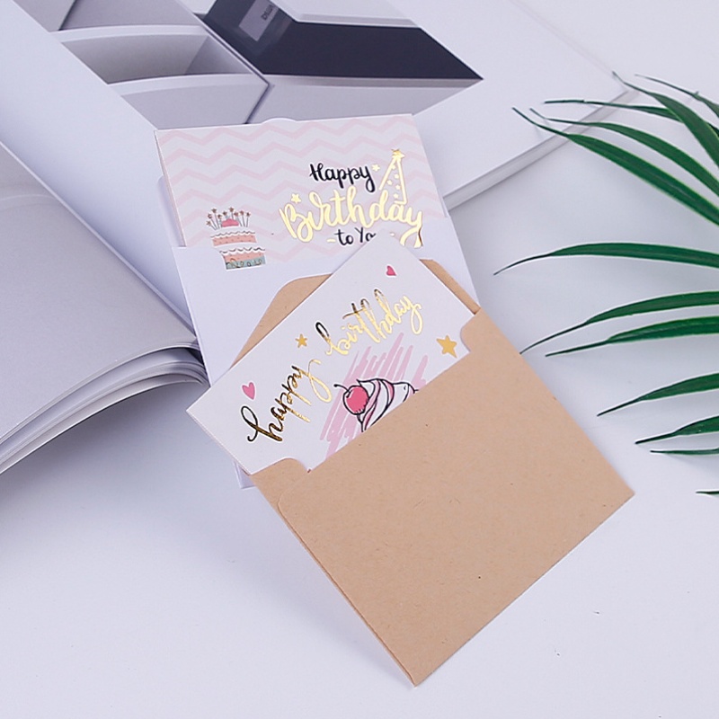 100pcs Golden stamping Happy b - مراجعة Party Event Supplier وسعره