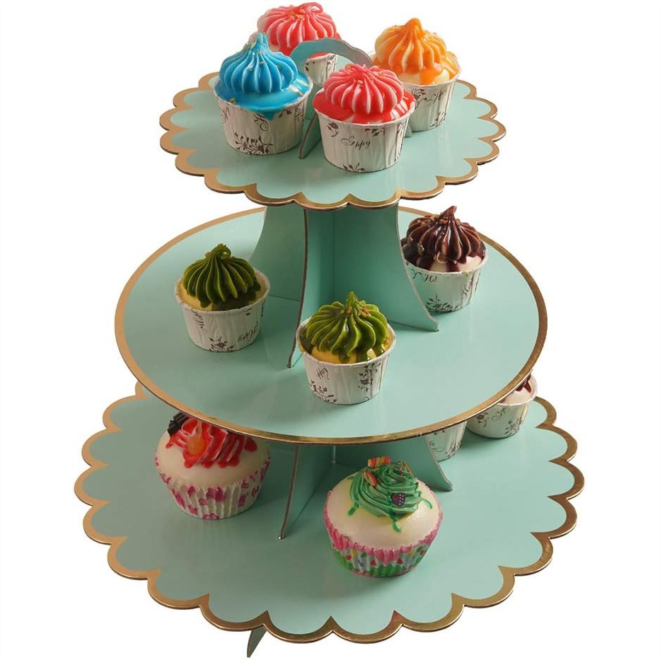 3-Tier Cupcake Stand with Lace - مراجعة Cupcake Stand Tier وسعره
